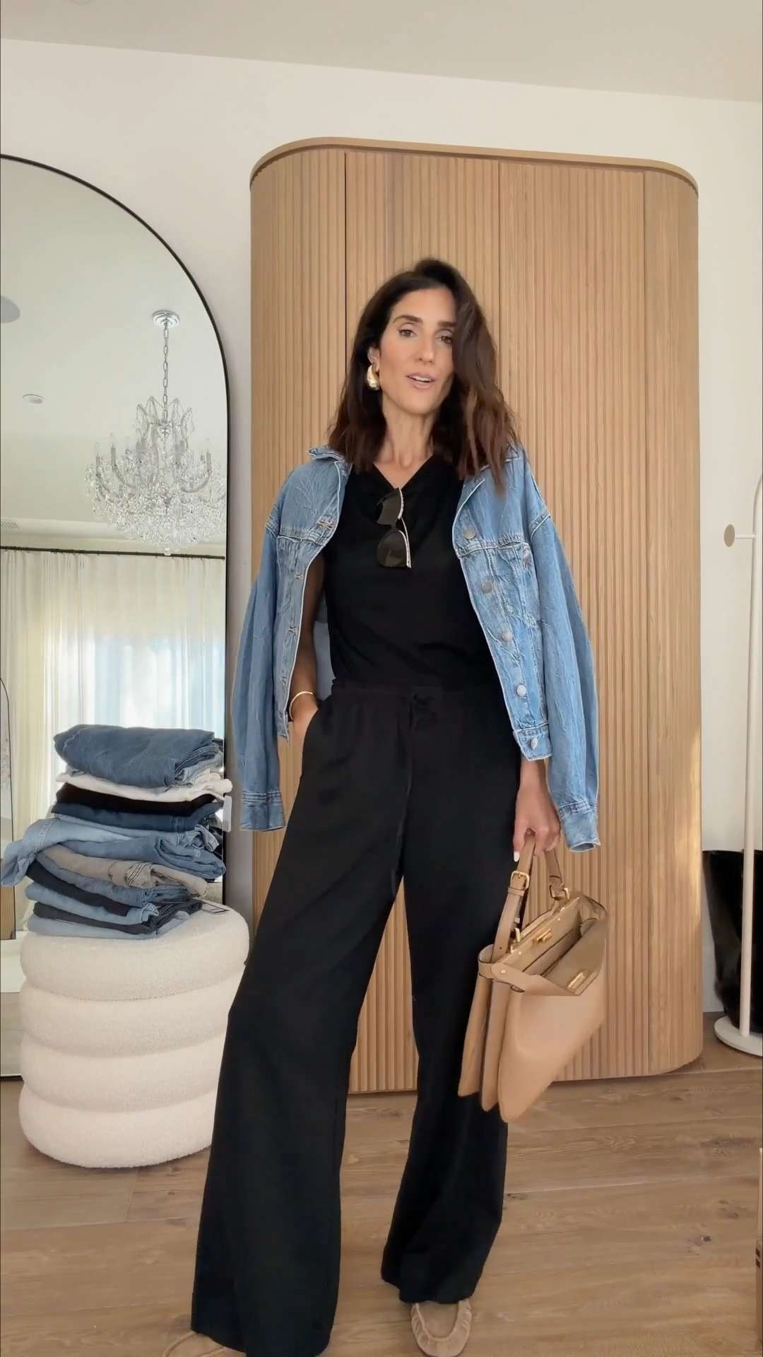 I want to share this super comfortable  outfit from @Target ! I’m just shy of 5-7” wearing the size XS denim jacket and pants. #stylinbyaylin #monochromoutfit #springstyle 

 #LTKootd #LTKSeasonal #LTKOver40