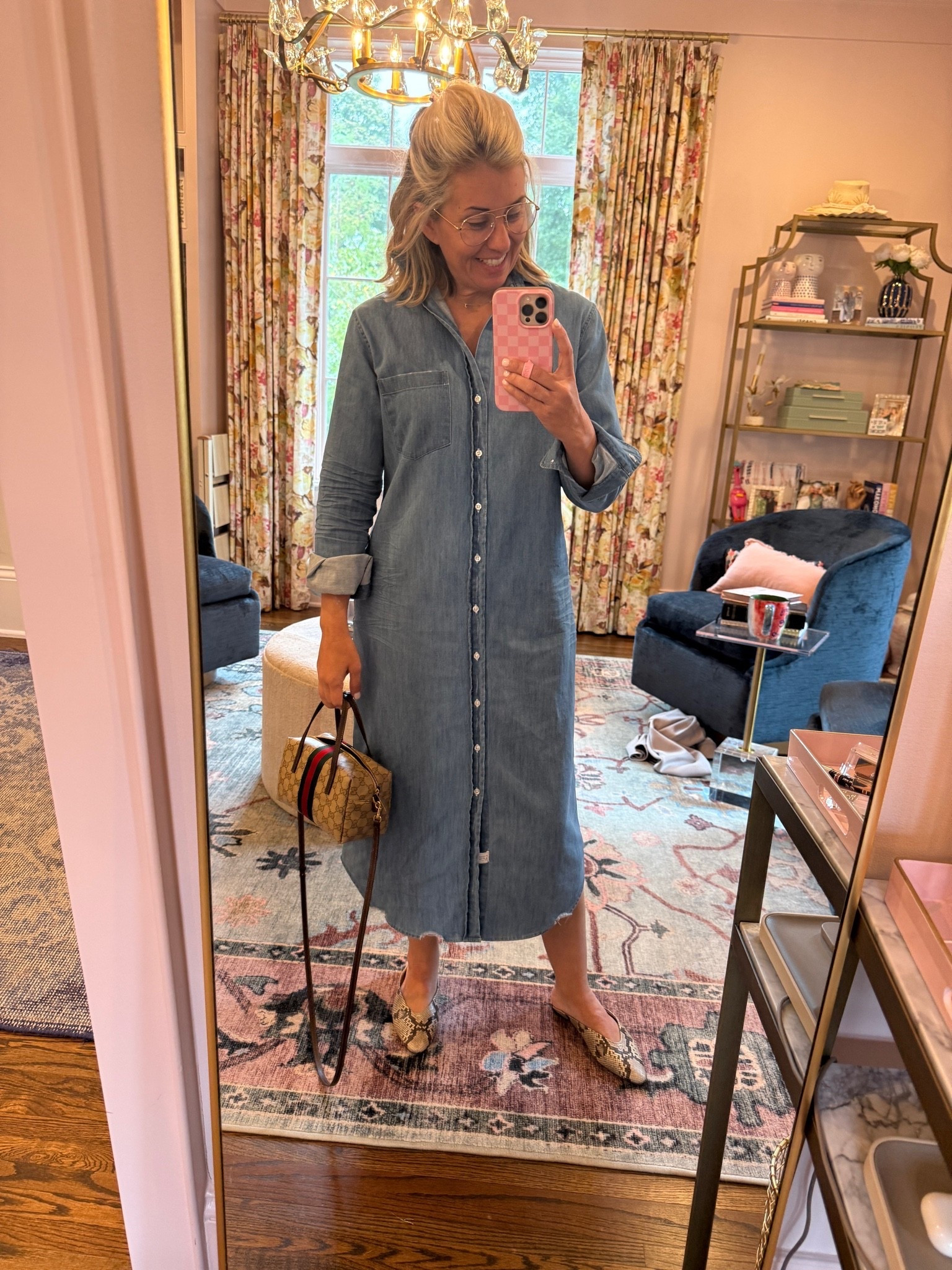 The Rory denim dress is a forever closet keeper….its a classic! 
Dress - xs
Shoes - 8 tts

#LTKdayinmylife #LTKootd #LTKmomlife