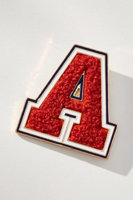 Varsity Monogram Brooch | Anthropologie (US)