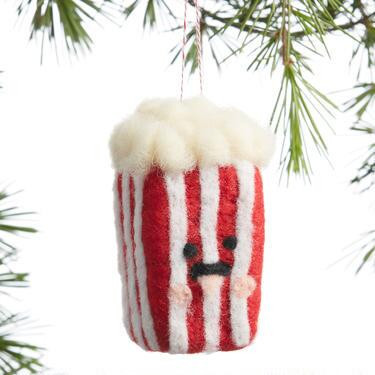 Wool Movie Popcorn Ornament | World Market