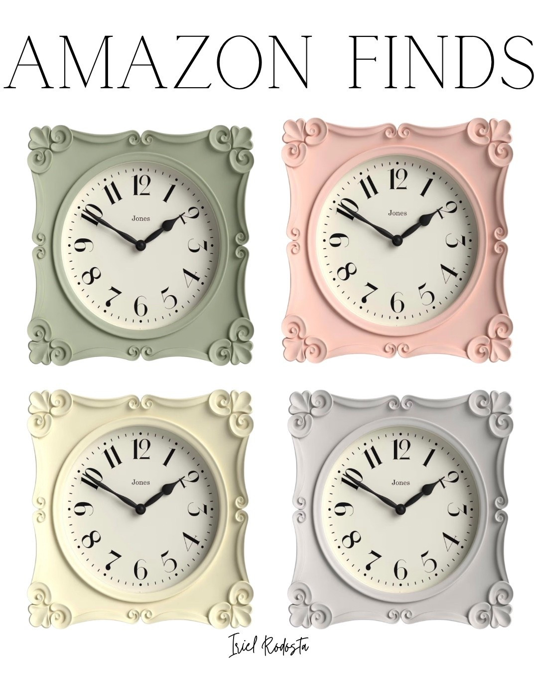 The cutest wall clocks from Amazon  

#LTKHome
