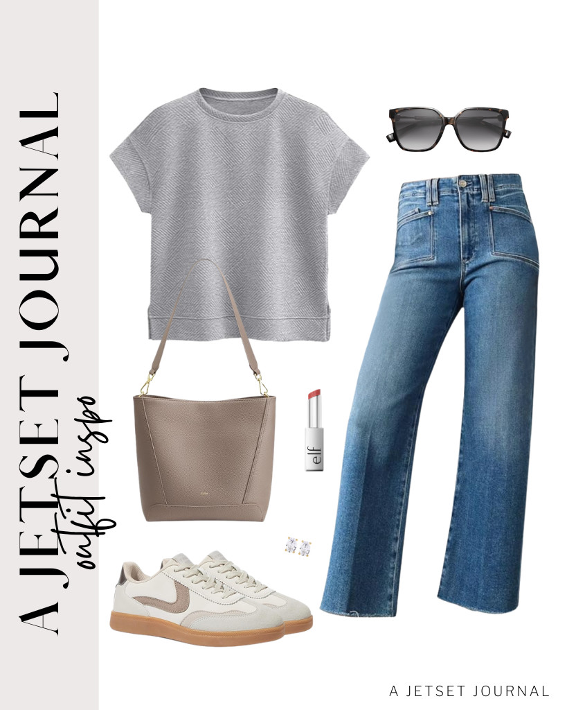 For a quick errand run, this simple tee from PRETTYGARDEN paired with wide-leg pants is perfect. LUCKY STEP has these comfy sneakers you can pair with this fit. Cubic’s stud earrings are perfect with this fit. 


#LTKSeasonal #LTKSaleAlert #LTKTravel 

 