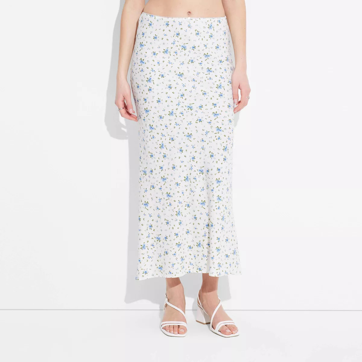 Women's Linen Bow-Front Maxi Skirt - Wild Fable™ | Target