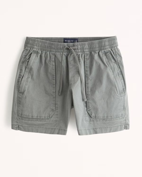 6 Inch Utility Pull-On Short | Abercrombie & Fitch (US)