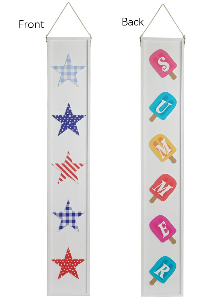 Summer Hanging Porch Decoration, Multicolor, 59.75", Patriotic by Way To Celebrate | Walmart (US)