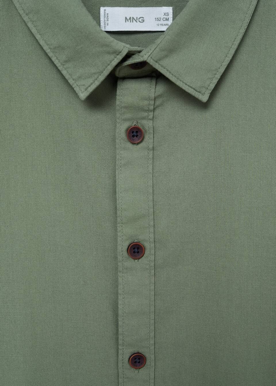 Cotton shirt | MANGO (US)