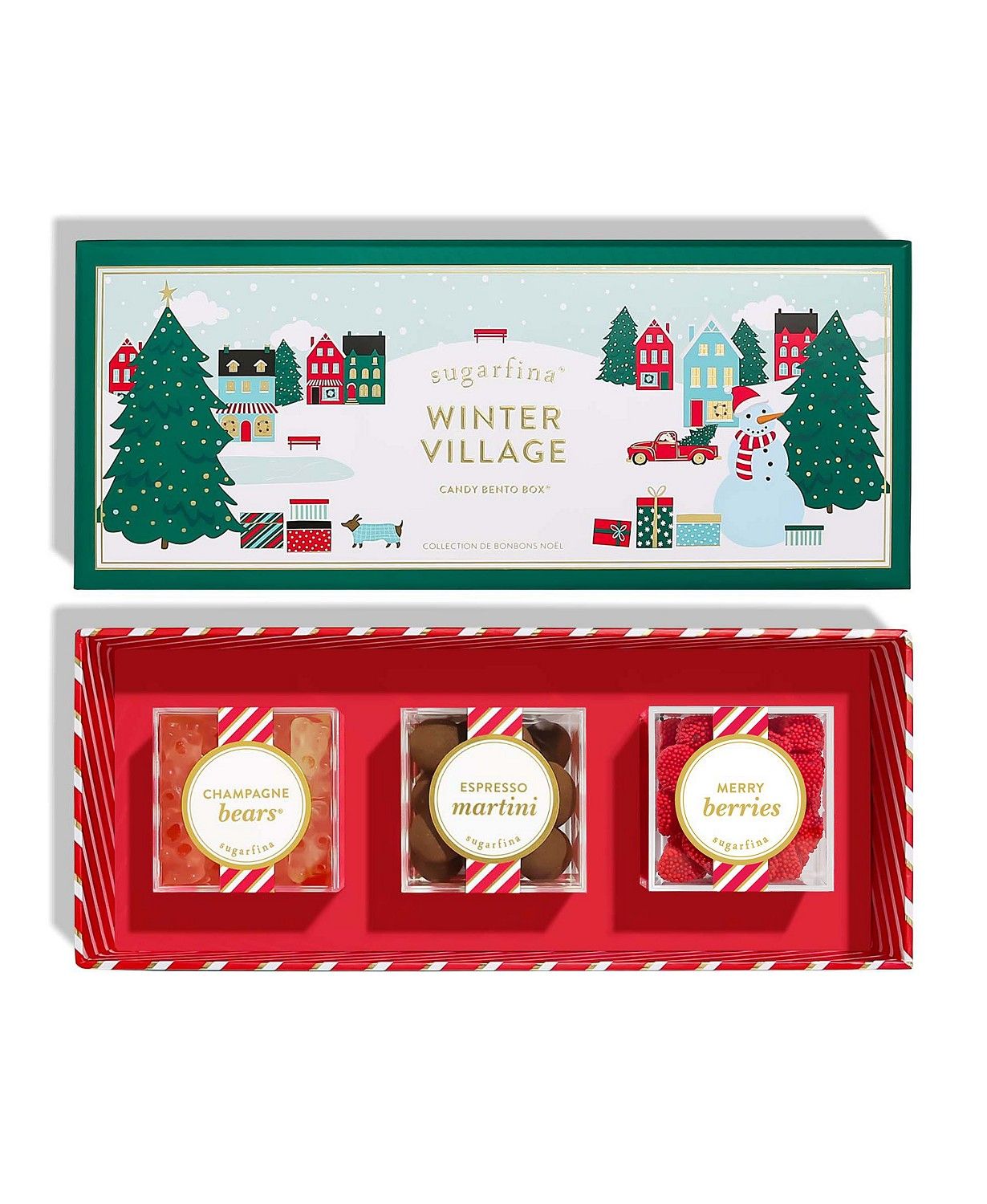 Sugarfina Winter Village 3 Piece Holiday Bento Box & Reviews - Food & Gourmet Gifts - Dining - Ma... | Macys (US)