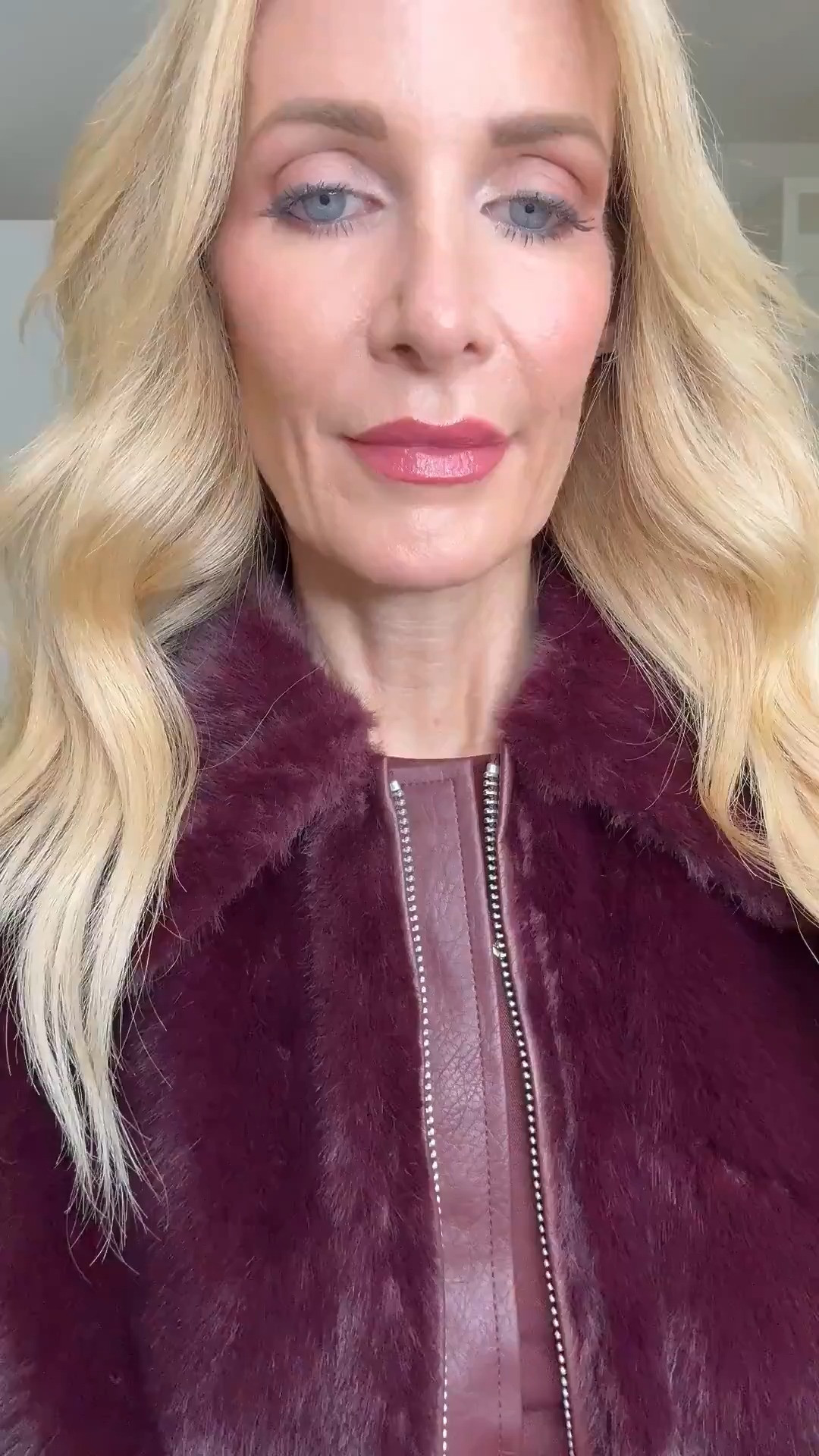 This burgundy faux fur jacket is such a statement piece and the fastest way to elevate a simple denim look. The rich color feels luxe and seasonless, while the soft texture adds instant polish without feeling overdone. I’m wearing an XS in the jacket and size 24 jeans, both fit true to size.

 

#LTKOver40 #LTKSaleAlert #LTKFindsUnder100