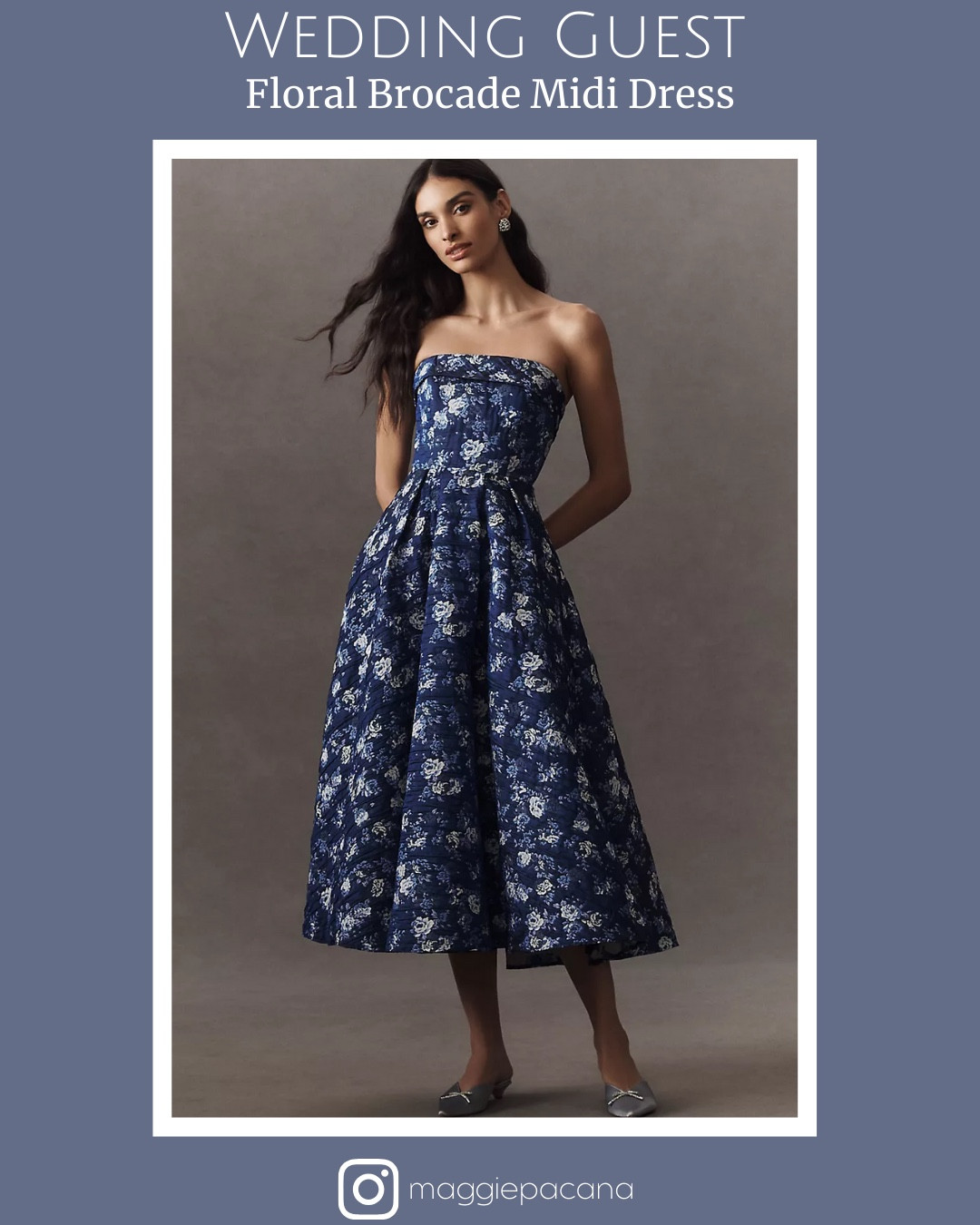 Wedding guest dress, strapless dress, brocade dress 

#LTKWedding #LTKStyleTip #LTKSeasonal