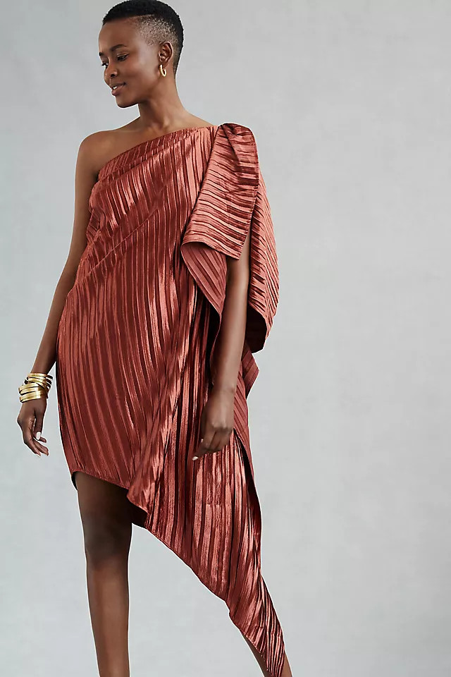 Guapa One-Shoulder Mini Dress | Anthropologie (US)