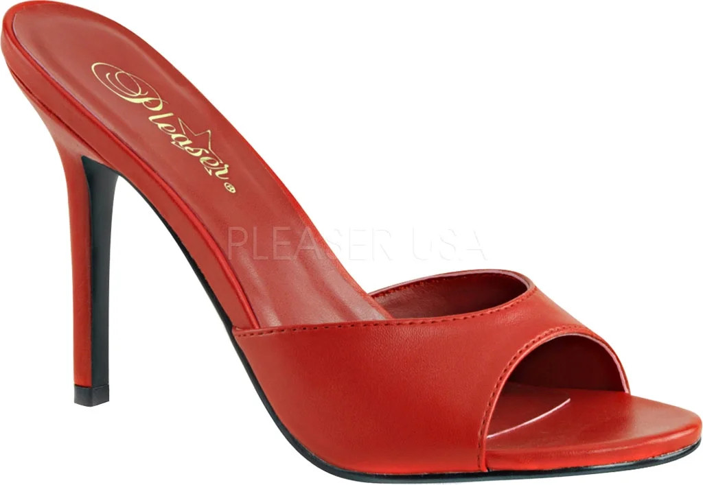 Women's Pleaser Classique 01 High Heel Slide - Walmart.com | Walmart (US)