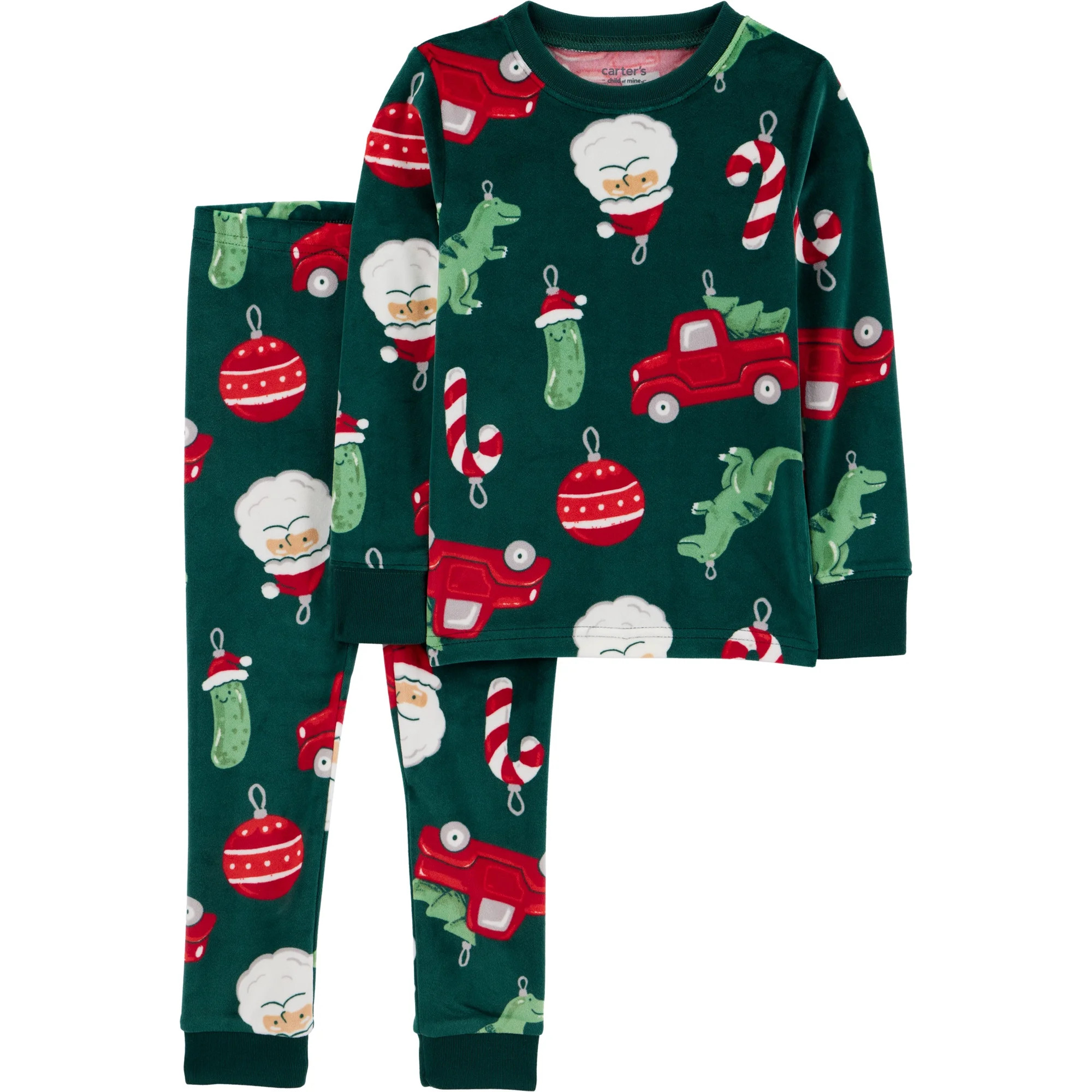 Carter's Child of Mine Baby and Toddler Cozy Pajama Set, 2-Piece, Sizes 12M-5T | Walmart (US)