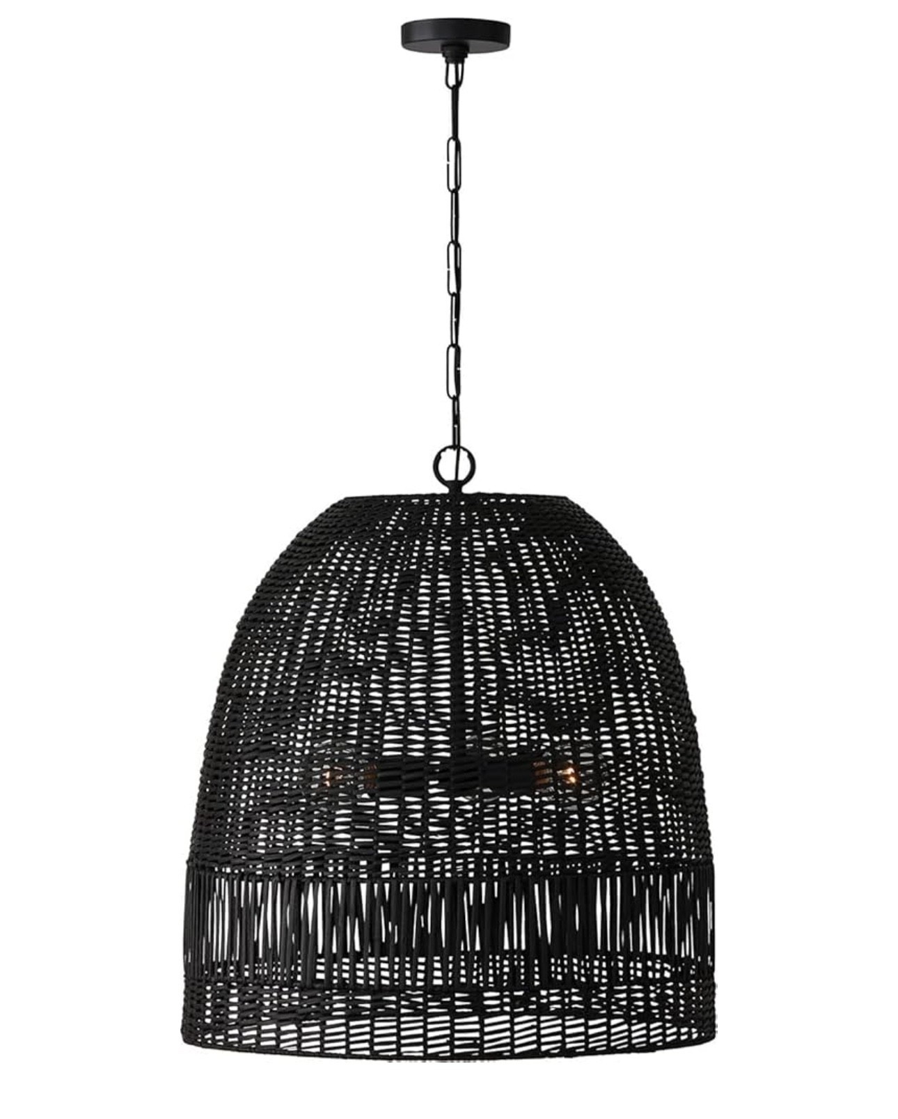 Naomi - 3 Light Pendant in Coastal Style-26.75 Inches Tall and 24 Inches Wide-Matte Black Finish -Traditional Install

#LTKHome
