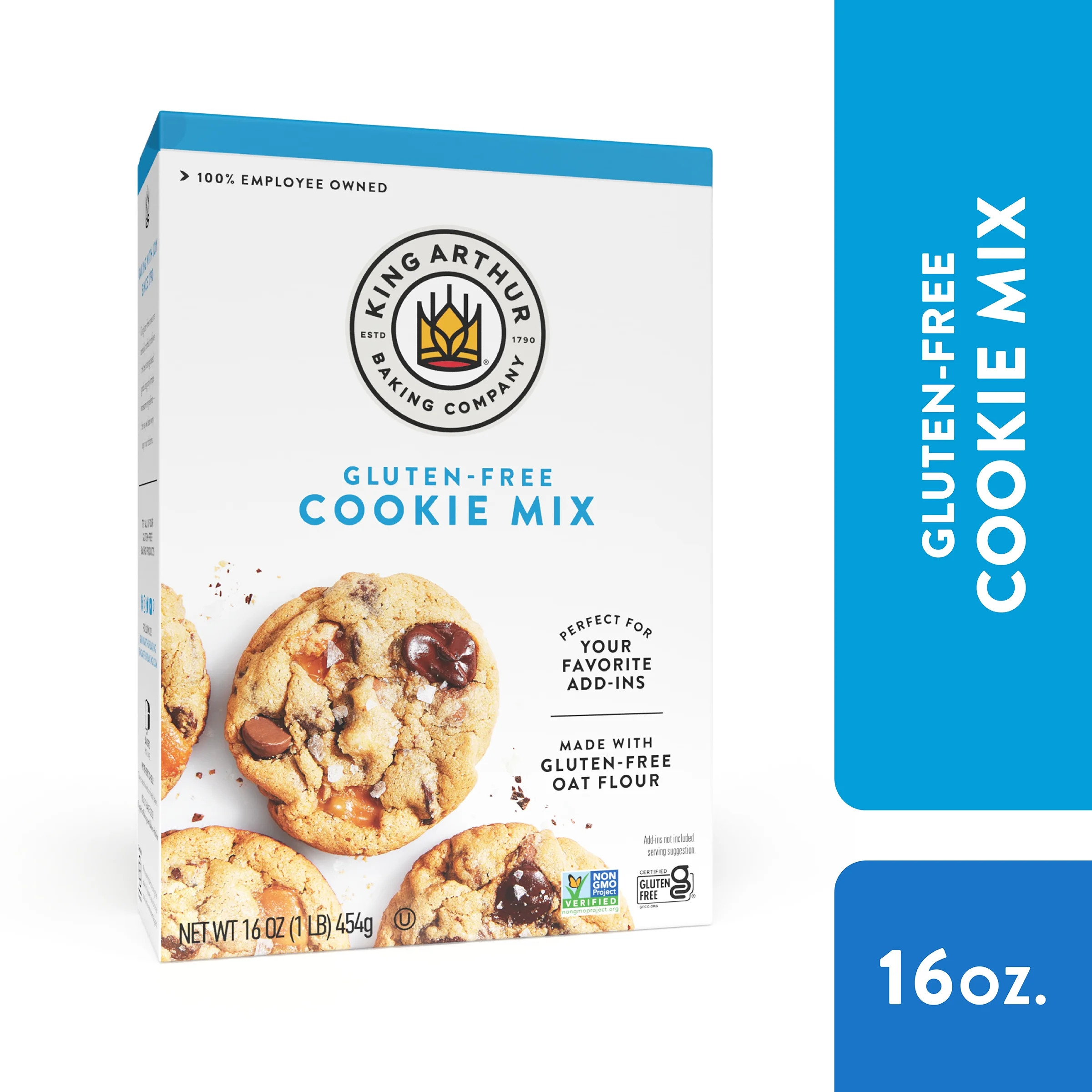 King Arthur Baking Company, Non-GMO Project Verified, Certified Gluten-Free Cookie Mix, 16 oz Box | Walmart (US)