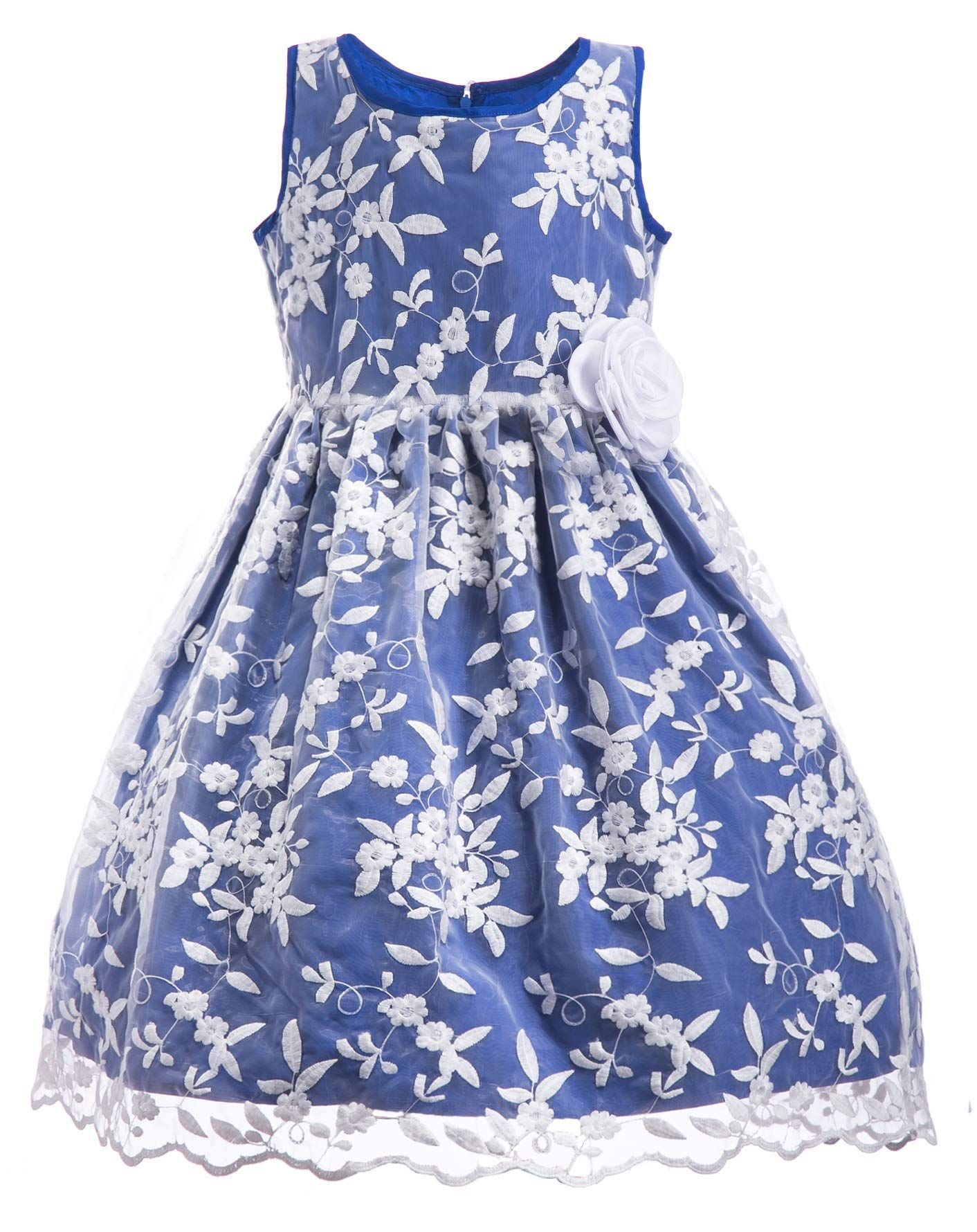 Emma Riley Girls Flower Party Special Occasion Dress | Amazon (US)