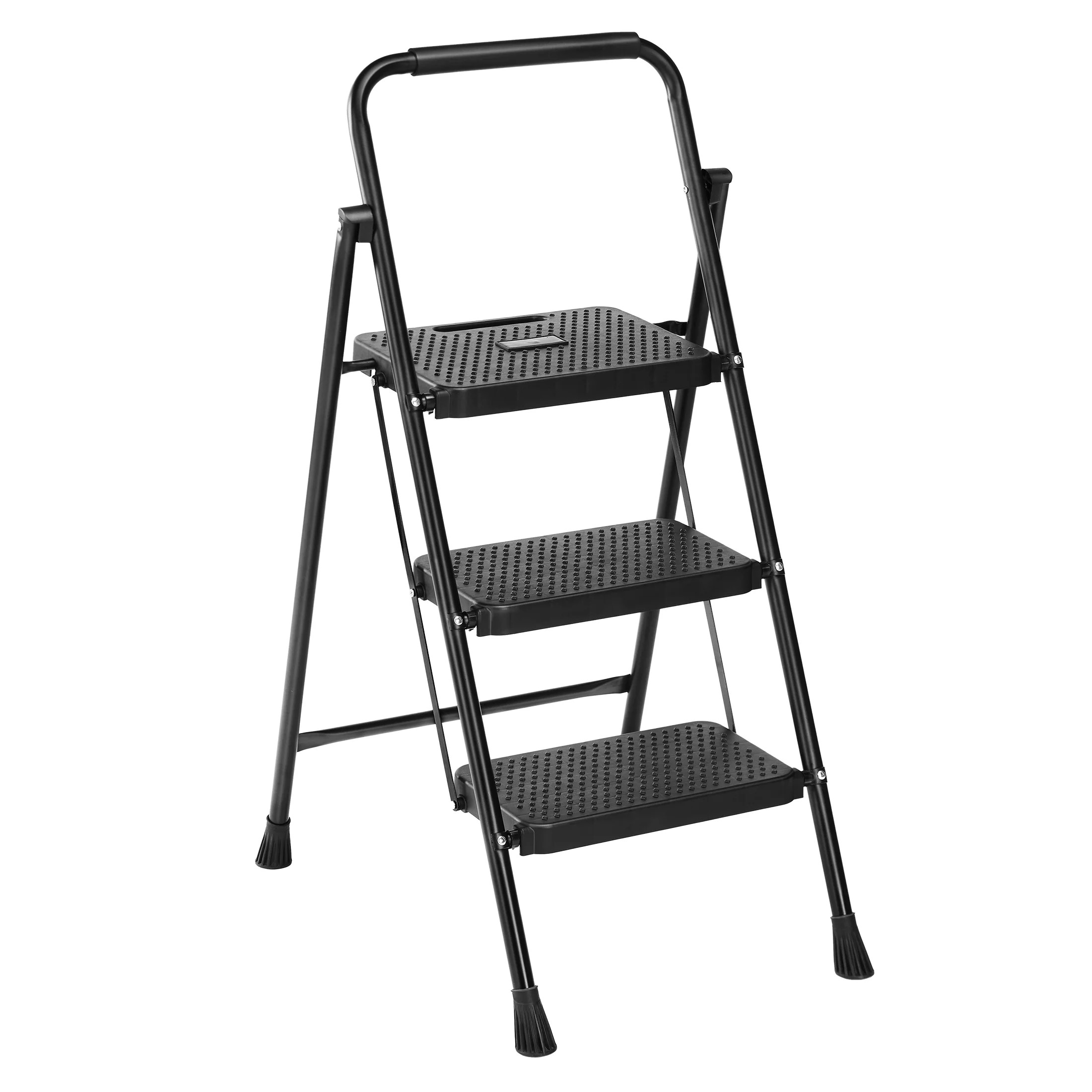 edx 3 Step Ladder, Portable Folding Step Stool Heavy Duty, Anti-Slip, Lightweight 800Lbs Capacity | Walmart (US)
