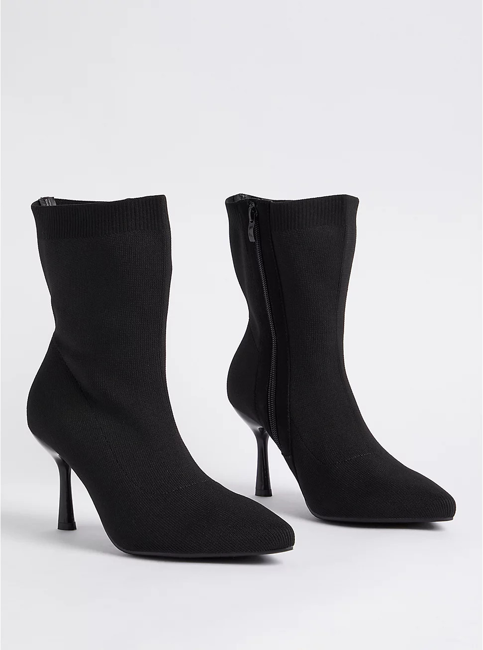 Stretch Knit Stiletto Heel Bootie (WW) | Torrid (US & Canada)