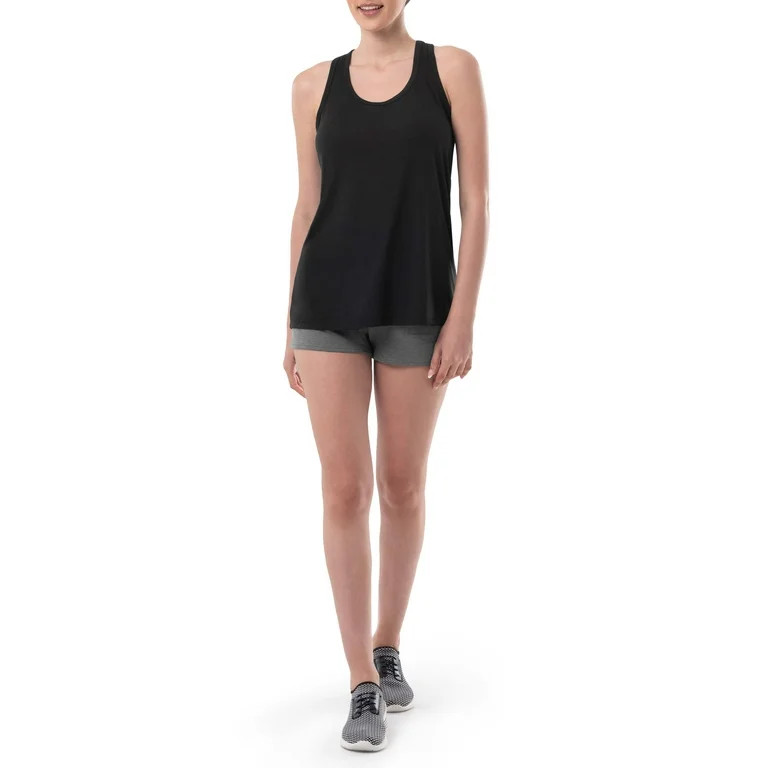 Athletic Works Women's Active Tank and Shorts Set, 2-Piece | Walmart (US)