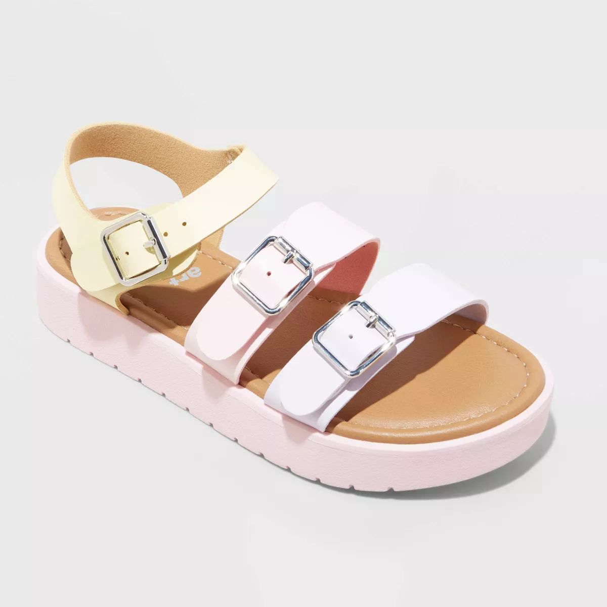 Kids' Meghan Buckle Platform Sandals - art class™ Blush | Target