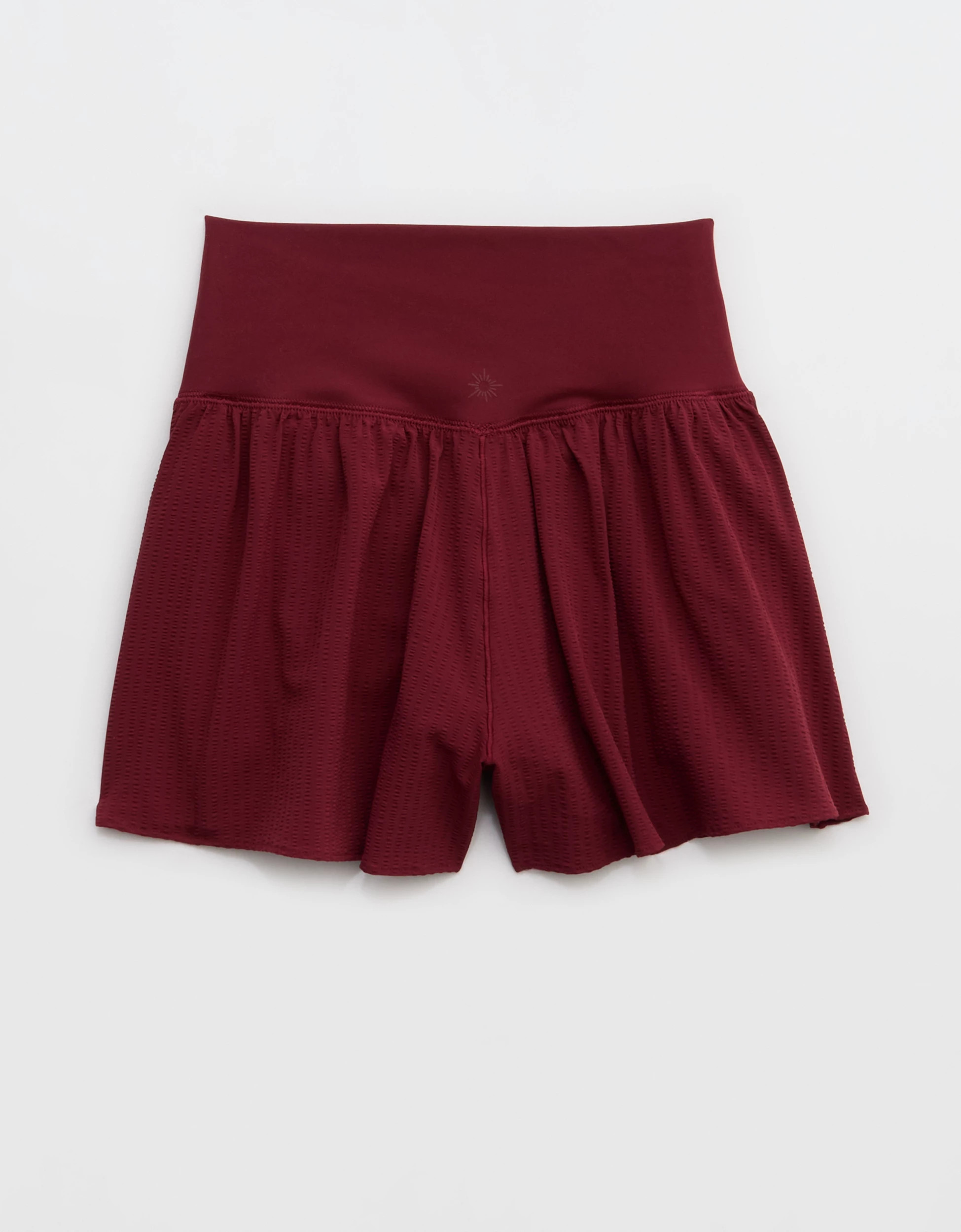 OFFLINE By Aerie Real Me Seersucker Crossover Flowy Short | Aerie