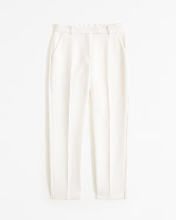 Mid Rise Slim Straight Pant | Abercrombie & Fitch (US)