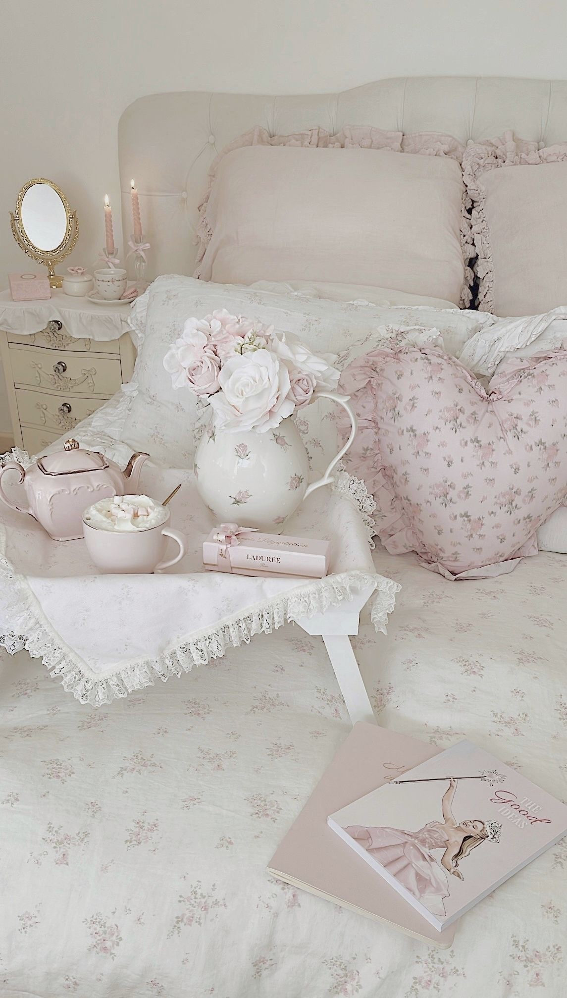 Beautiful Glinda Inspired Bedding 💫

#LTKdayinmylife #LTKselfcare #LTKmorningroutine