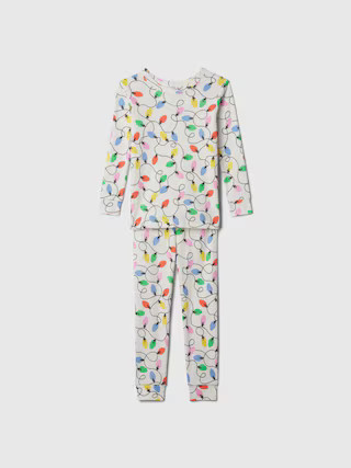 Kids & babyGap 100% Organic Cotton Christmas PJ Set | Gap Factory