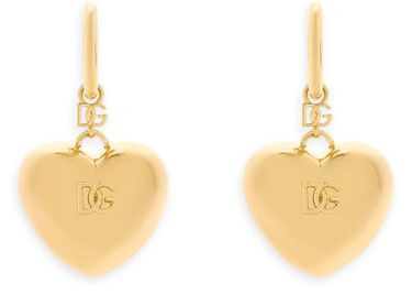 Heart drop earrings with DG logo | 24S (APAC/EU)