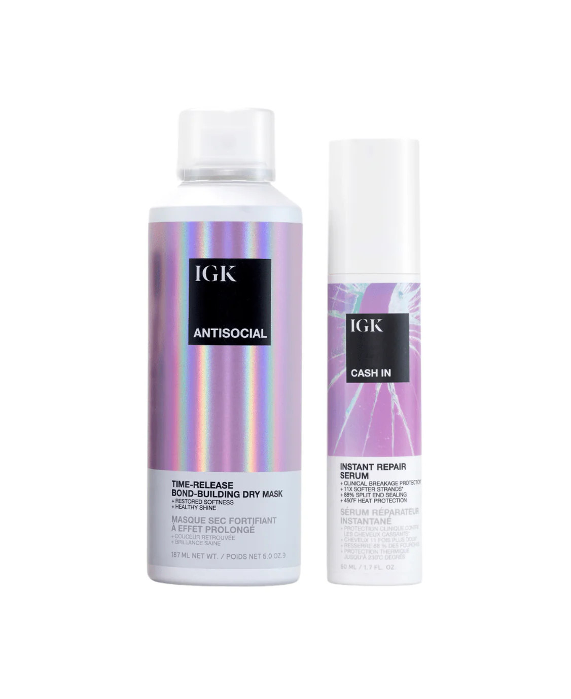 Antisocial Dry Hair Mask Antisocial + Cash In [Save 15%] | IGK Hair