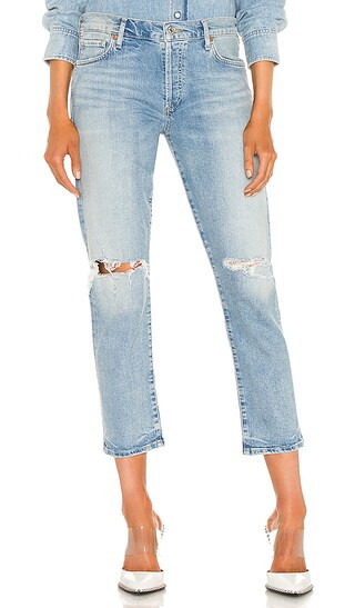 Citizens of Humanity Emerson Slim Boyfriend Fit in Blue. - size 28 (also in 23, 24, 25, 26, 27, 29,  | Revolve Clothing (Global)