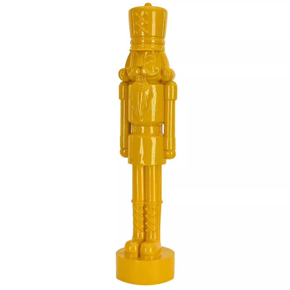 National Tree Company HGTV Yellow Resin Nutcracker Floor Decor | Kohl's