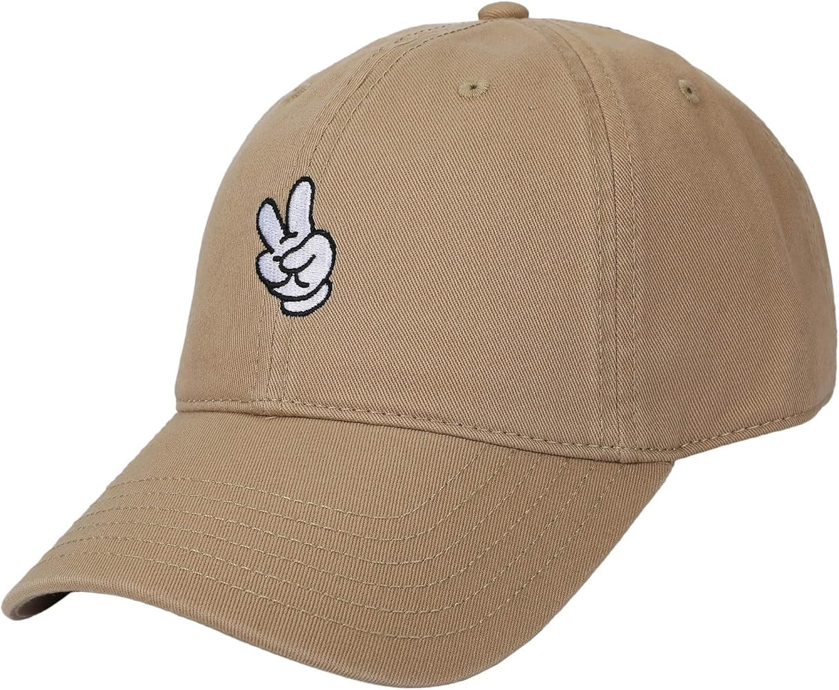 Disney Mickey Mouse Glove & Signature Brown Dad Hat | Amazon (US)