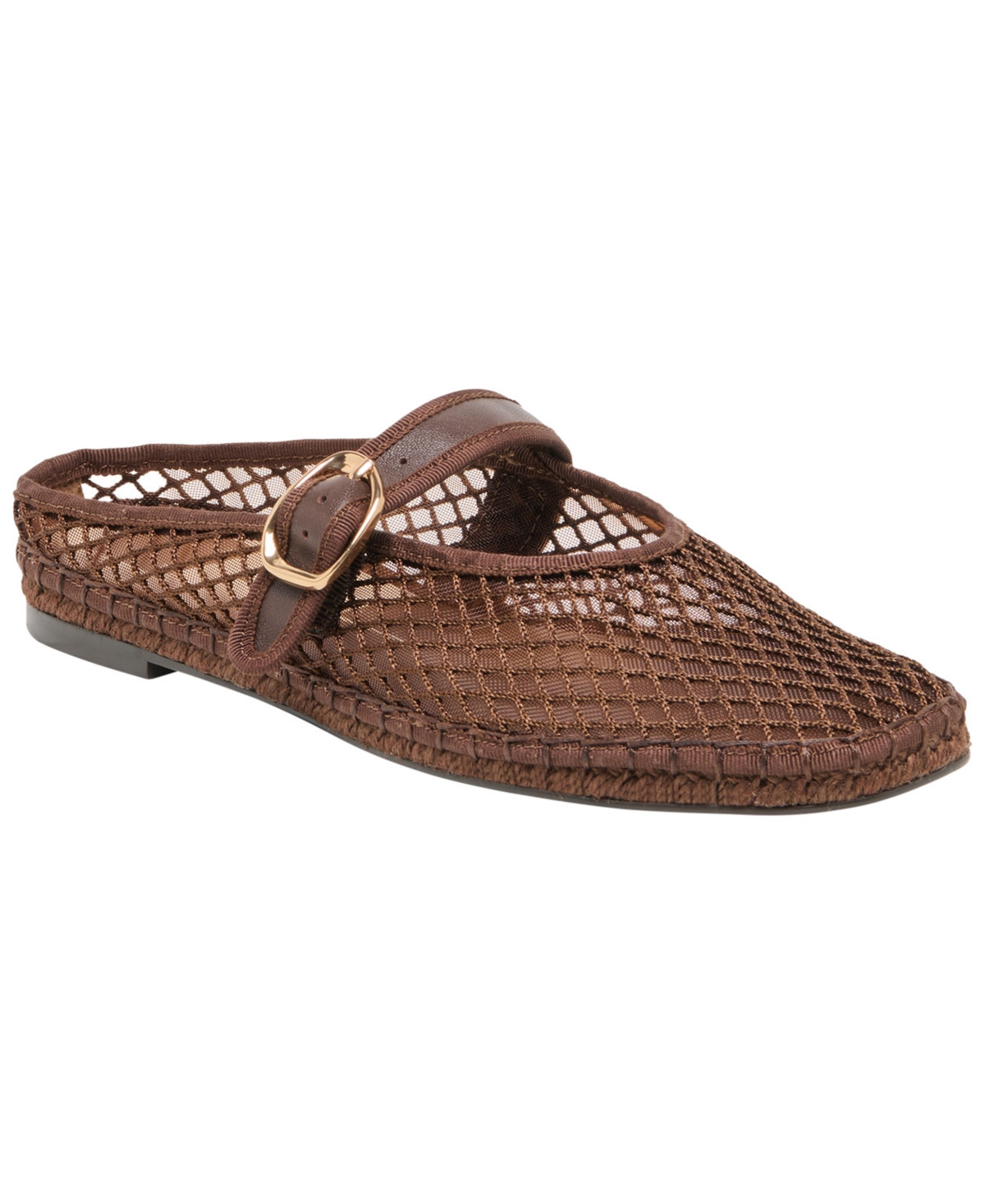 Dolce Vita Women's Milie Mesh Mary Jane Mule Flats - Chocolate Woven Mesh | Macy's