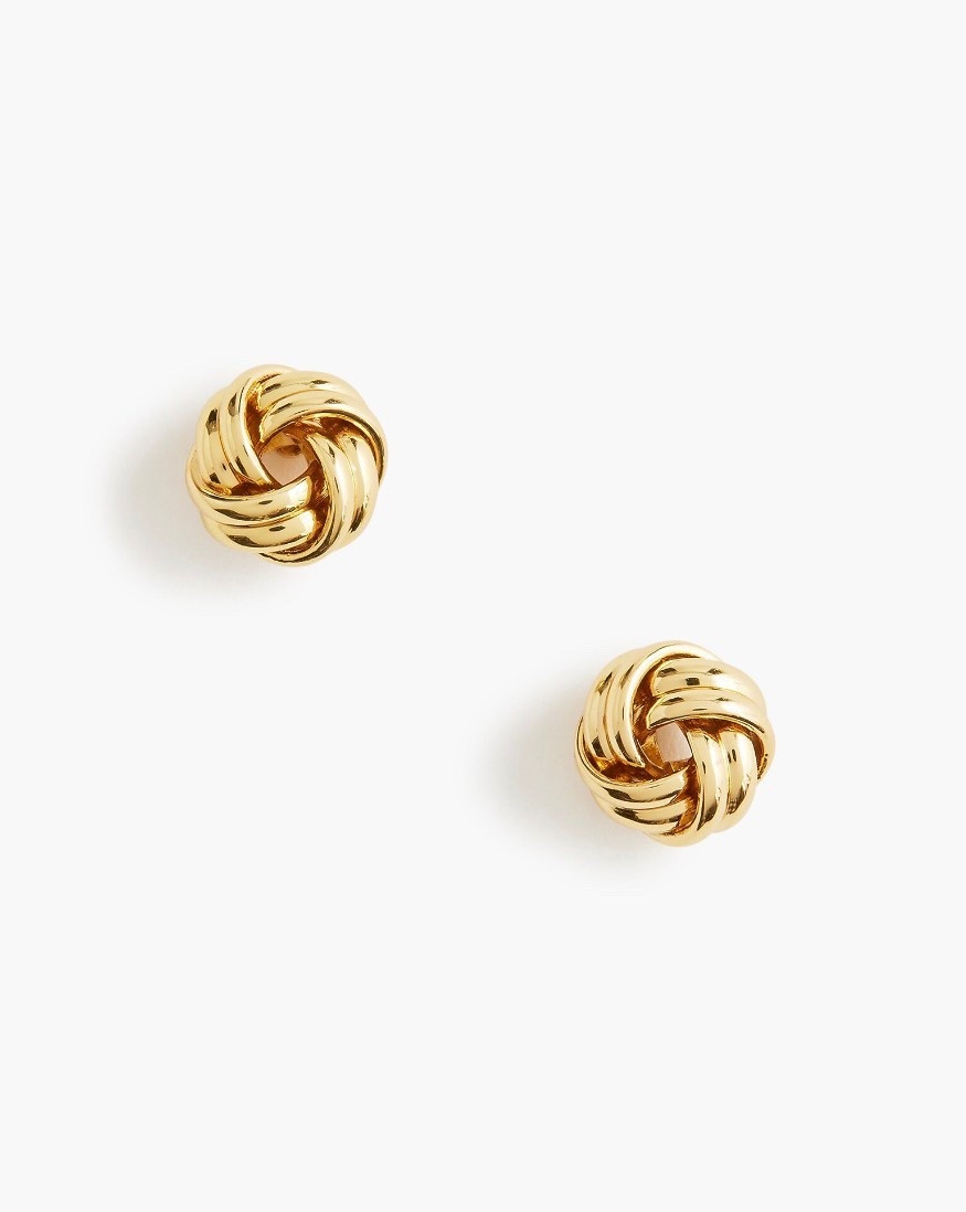 Knot stud earrings 