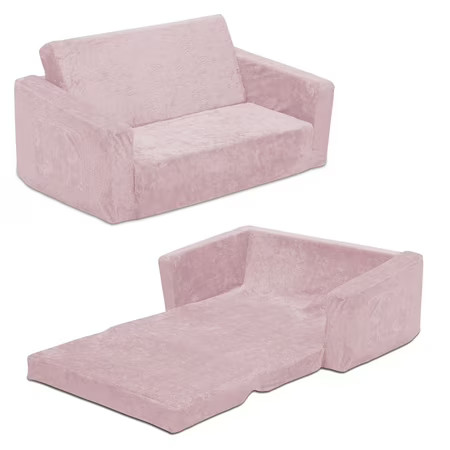 Serta Perfect Sleeper Extra Wide Convertible Sofa to Lounger - Comfy 2-in-1 Flip Open Couch/Sleeper for Kids, Multiple Colors | Walmart (US)