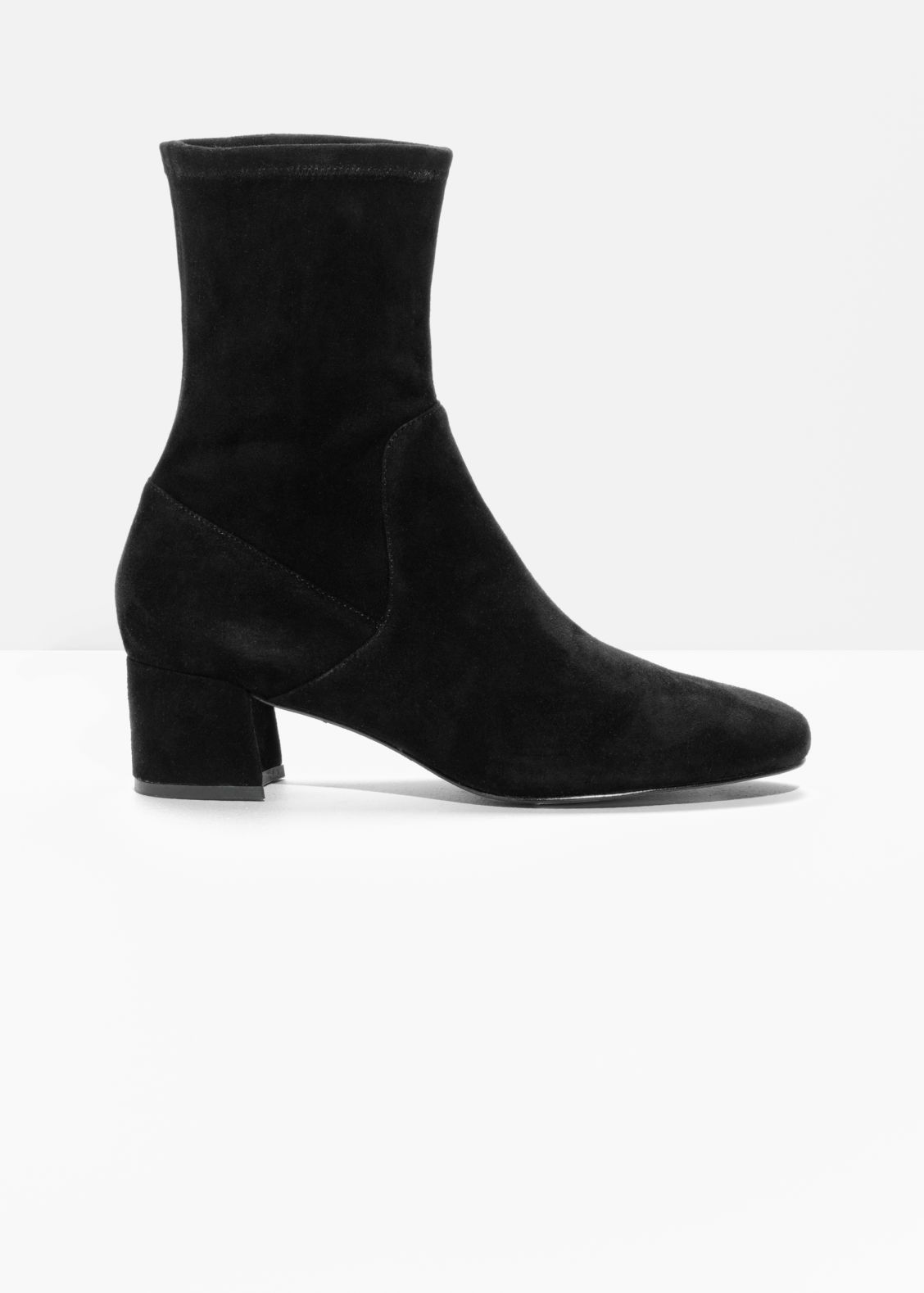 Pull On Suede Boots - Black | & Other Stories (EU + UK)