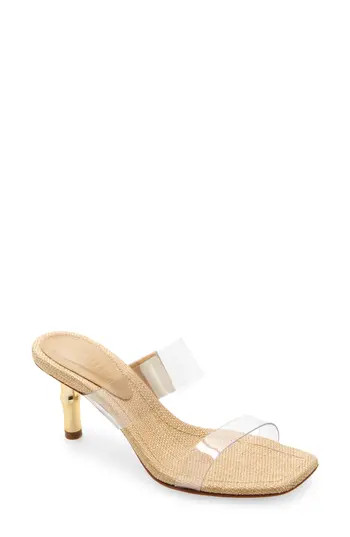 Schutz Ariella Clear Strap Slide Sandal in Transparente/Light W at Nordstrom Rack, Size 5 | Nordstrom Rack