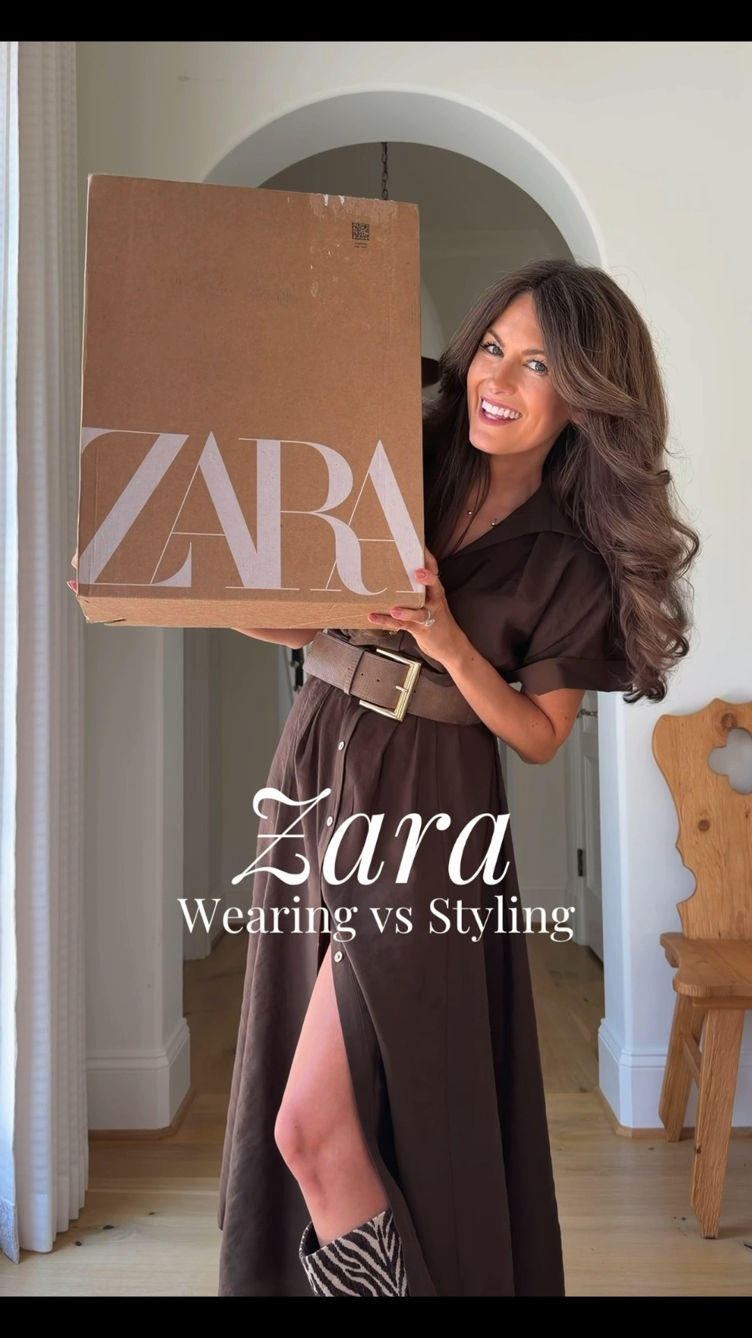 Zara wearing vs styling! Everything is true to size except for the jeans - size up one size in those! 🤍

#LTKgrwm