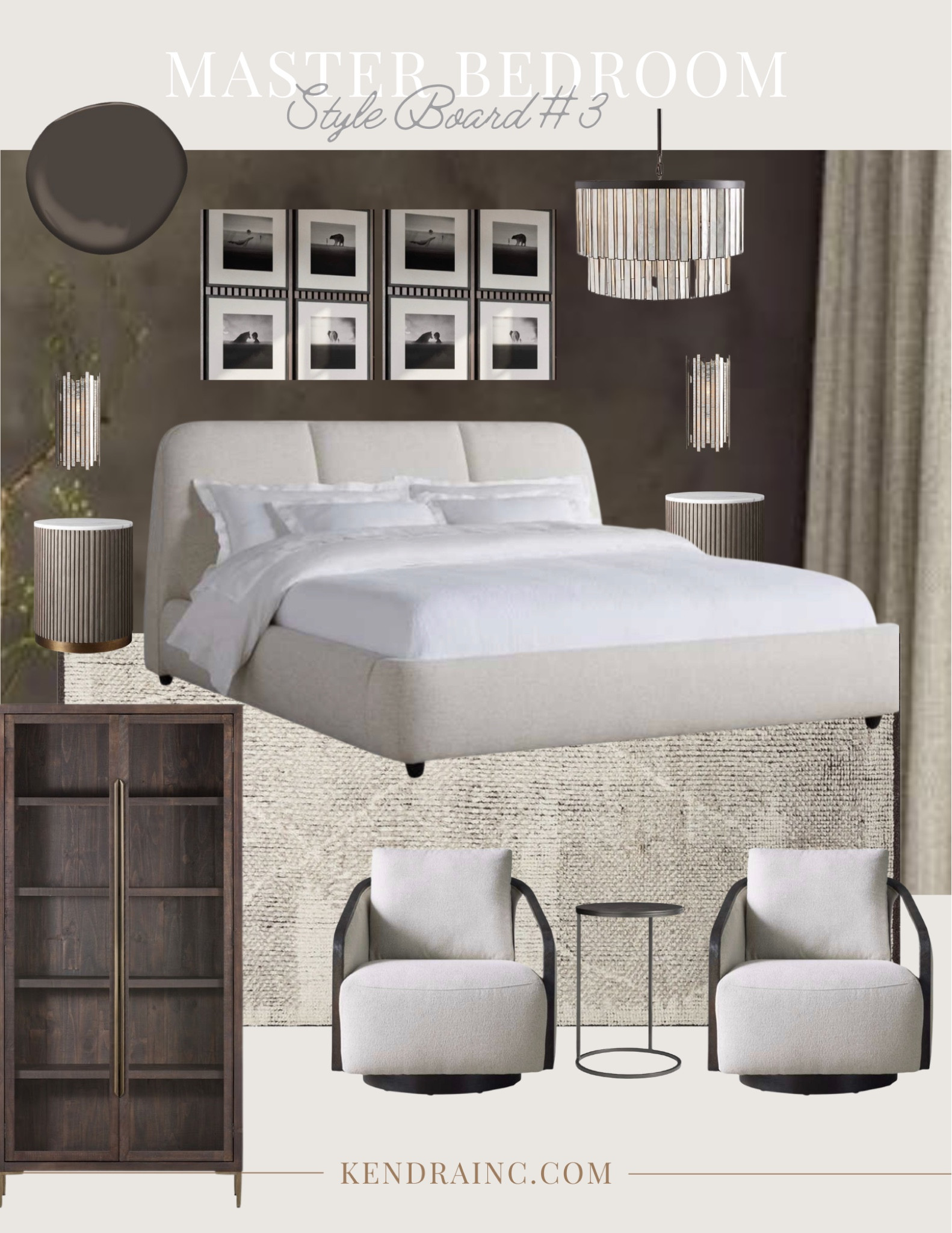 Beautiful bedroom design | Arhaus | Pottery Barn | High-end design & decor | Chandeliers | Wall Sconces | Amber Lewis Design | Faux Finishes | Roman Clay | by Kendra, INC. | Interiors | kendrainc.com 


#LTKstyletip #LTKhome #LTKsalealert