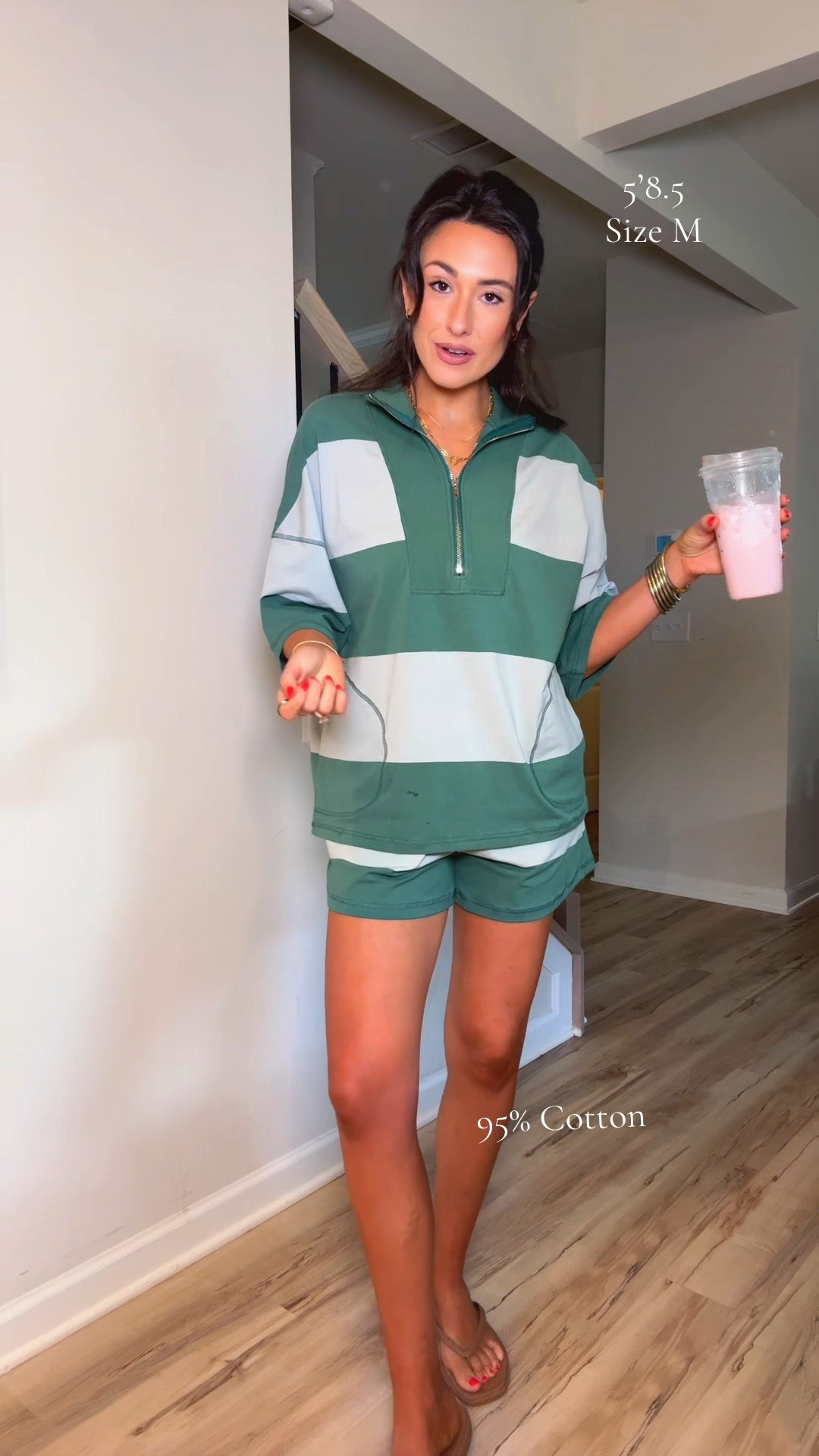The perfect two piece set 💚🤍

#LTKootd #LTKmomlife