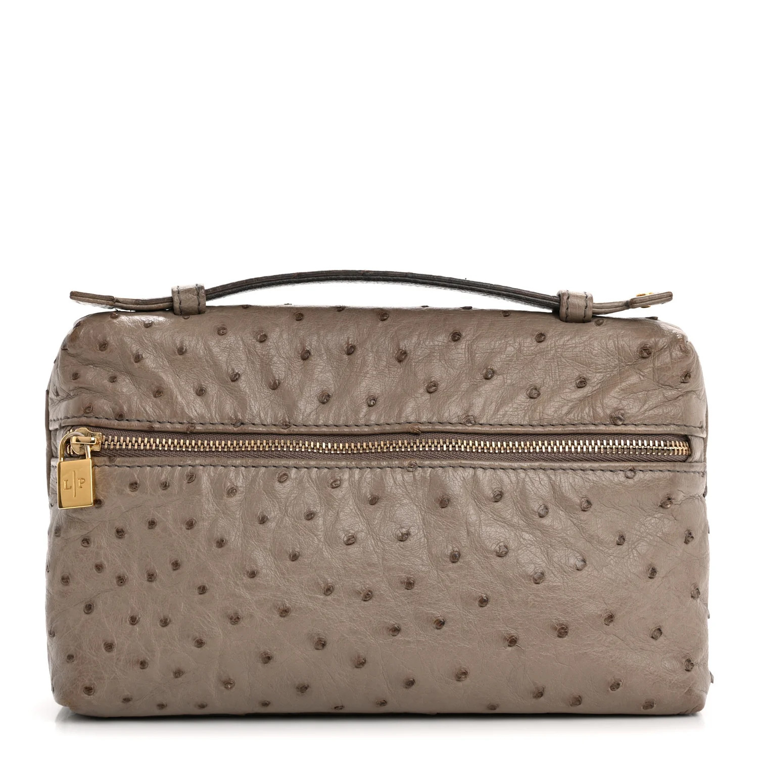 Loro Piana Ostrich L19 Extra Pocket Pouch 1681376 | FASHIONPHILE (US)