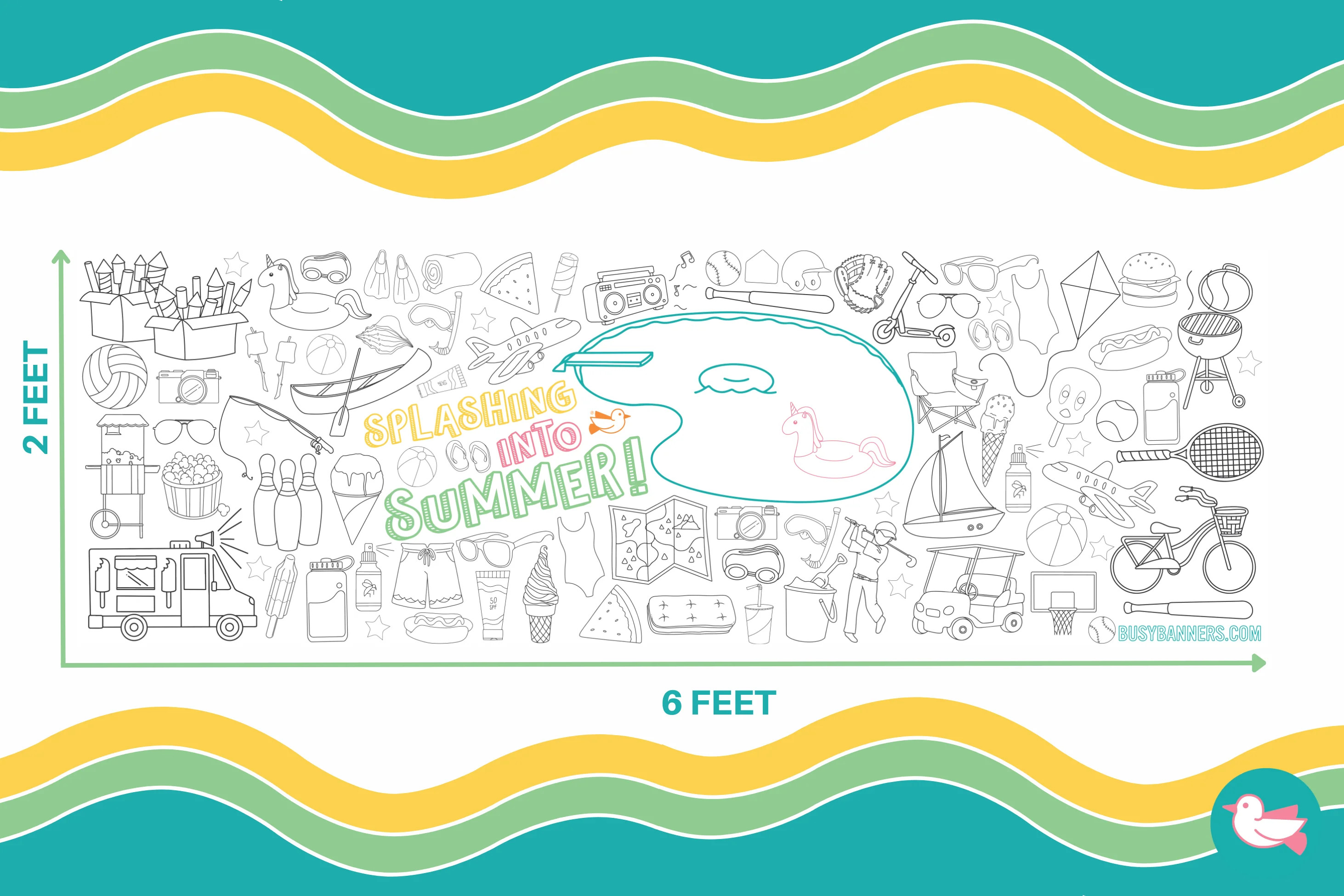 Splashing into Summer | Busy Banners