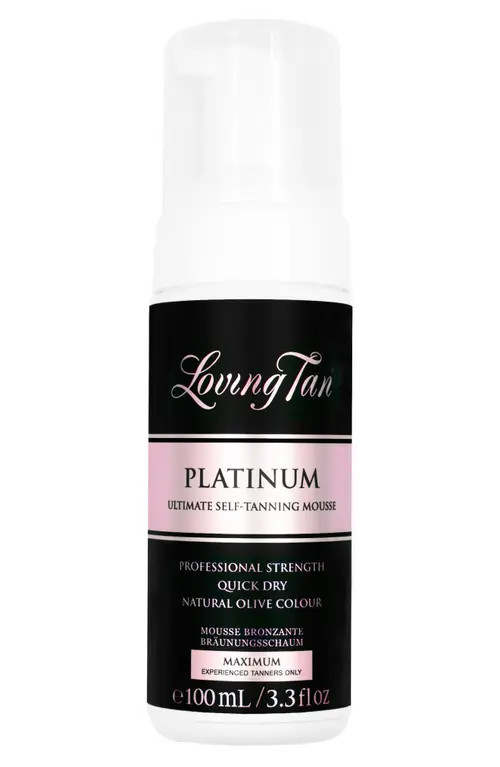Loving Tan Platinum Ultimate Self Tanning Mousse in Maximum at Nordstrom, Size 3.3 Oz | Nordstrom
