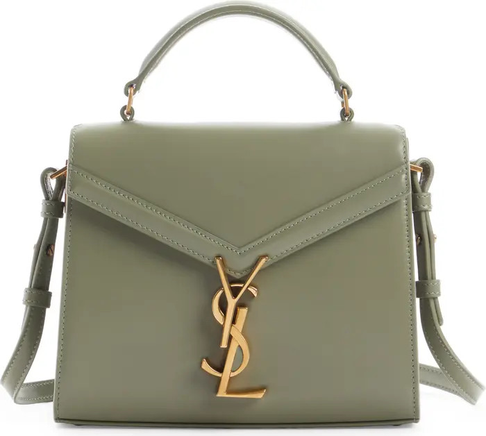 Saint Laurent Mini Cassandra Leather Top Handle Bag | Nordstrom | Nordstrom