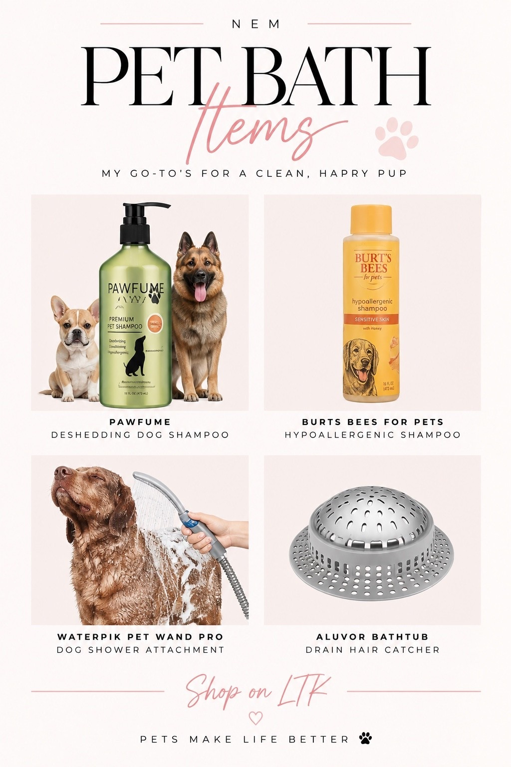 My pet bath items 💓🛁🐺

#LTKU #LTKActive #LTKHome