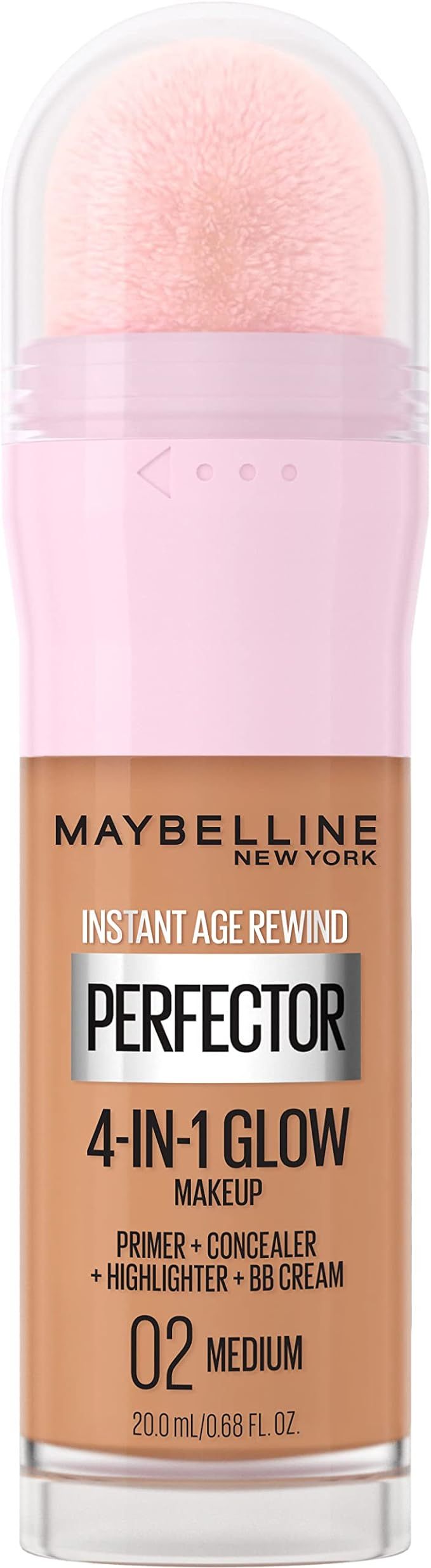 Maybelline New York Instant Age Rewind - Face Makeup Instant Perfector 4-In-1 Glow Makeup, Medium | Amazon (CA)