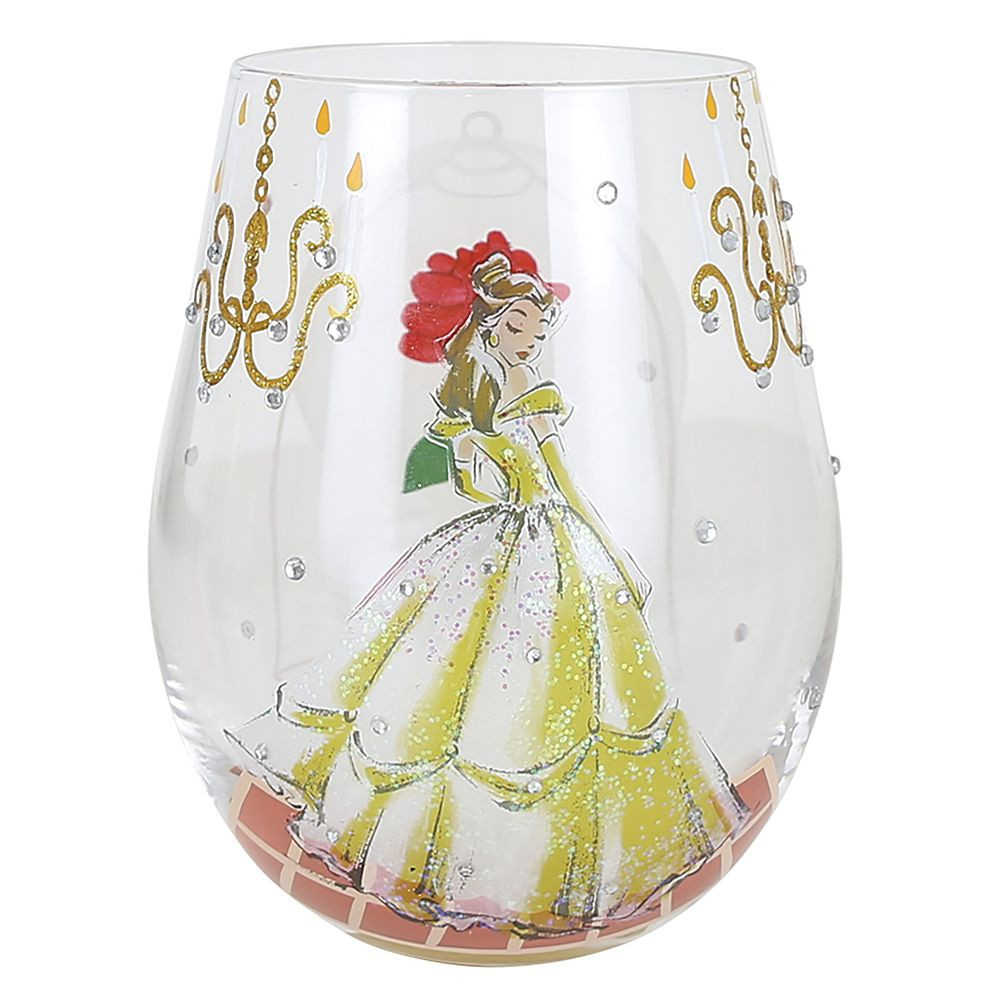 Belle ''Choose to Dream'' Stemless Glass by Lolita \u2013 Beauty and the Beast | Disney Store