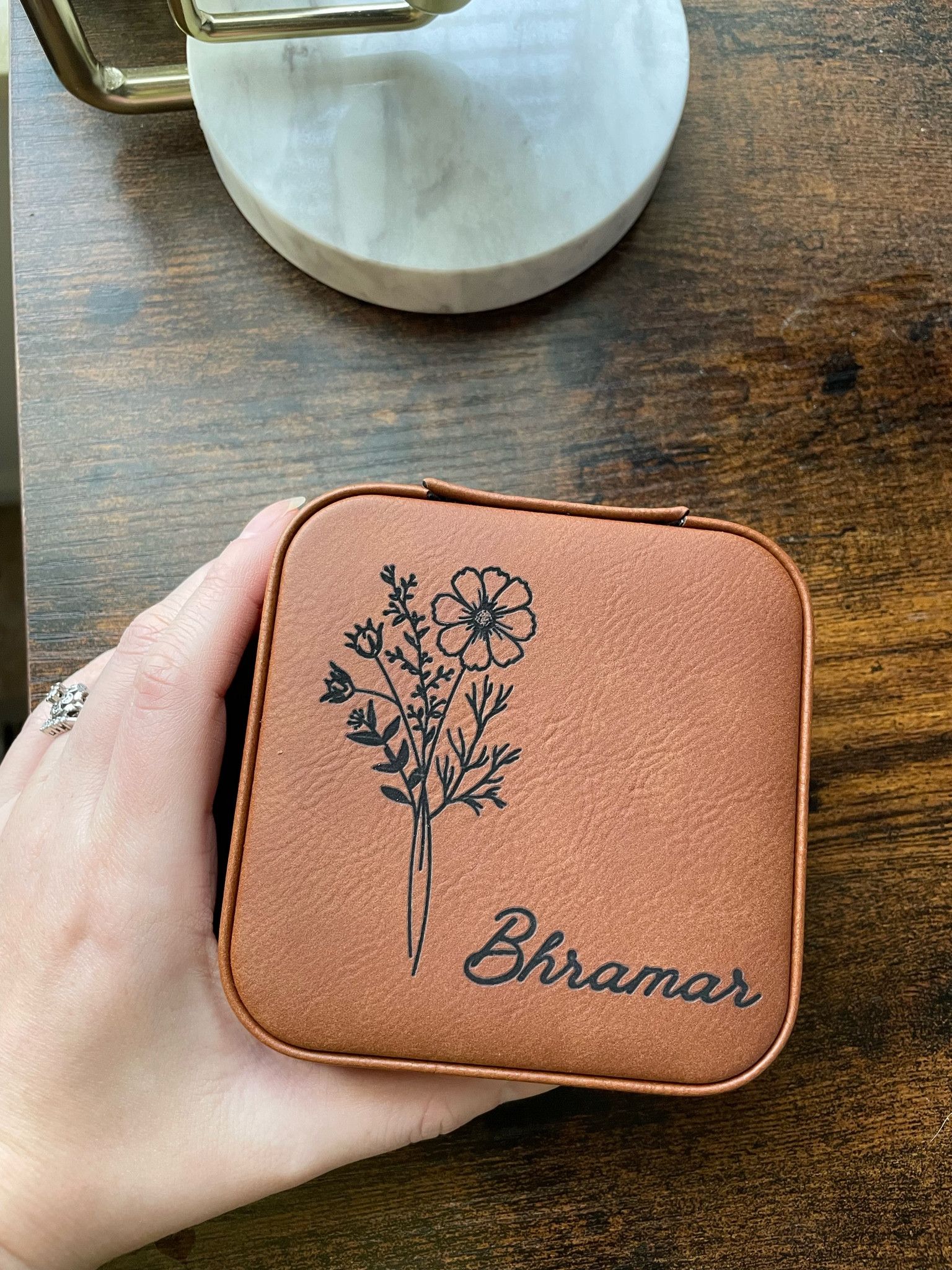 Bought this personalized jewelry holder for my boss because she travels a lot!

Personalized gifts, jewelry case, leather

#LTKtravel #LTKunder50