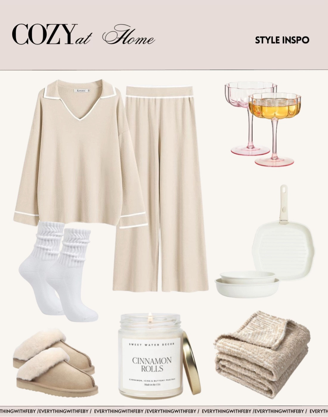 Cozy Fall Winter Finds

Amazon cozy / amazon finds / amazon must have / amazon favorite / amazon neutral finds / it girl gift ideas / loungewear / lounge set / amazon women set / chunky socks / cinnamon candle / throw blanket / ugg slippers dupe / neutral slipper / vintage wine glass / vintage champagne glass / cookware / pan / amazon gift guide / gift for her / gift for women / holiday 2023

#LTKGiftGuide #LTKfindsunder100 #LTKHoliday