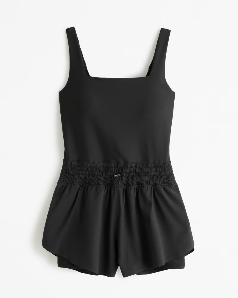 YPB sculptLUX Hybrid Flyaway Onesie | Abercrombie & Fitch (US)